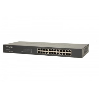 24-Port Gigabit Switch PORT: 24× Gigabit RJ45 Ports SPEC: 1U 19-inch Rack-mountable Steel Case FEATURE: Plug and Play