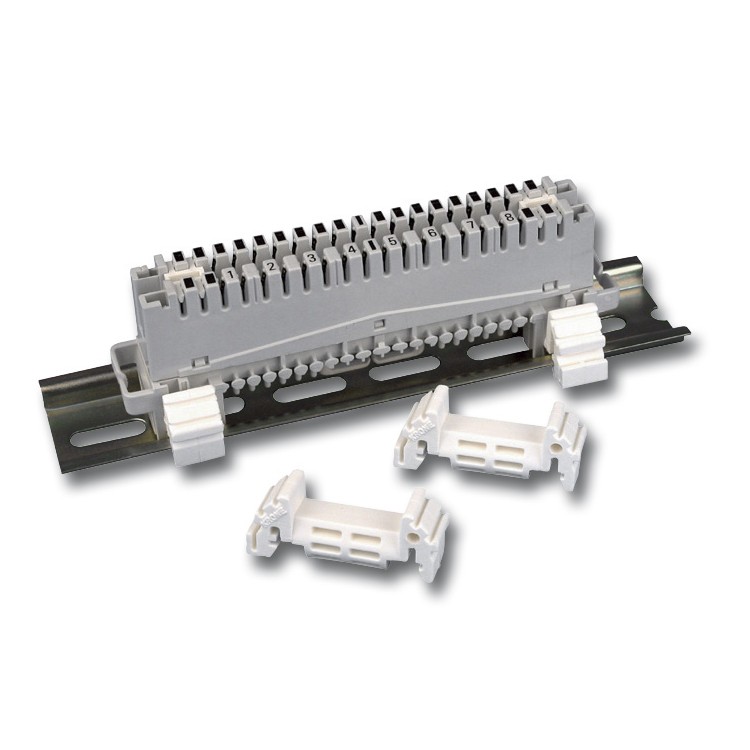 Mocowanie do szyny DIN 35mm do łączówek na pręty Mocowanie do szyny DIN 35mm do łączówek na pręty