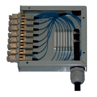 Pole krosowe 8xST simplex do przełącznicy ODF-DIN