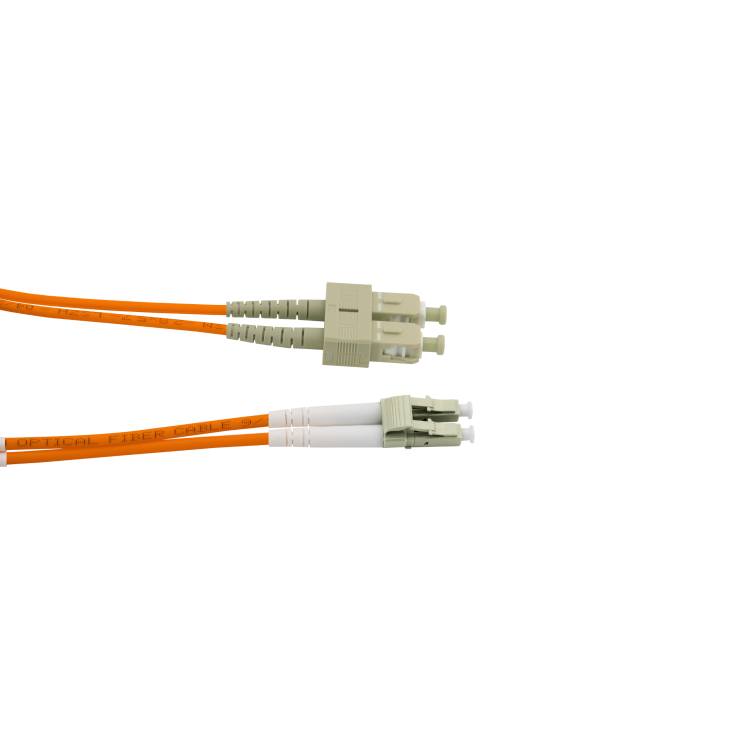 Patchcord CobiCabling SC/PC-LC/PC wielomodowy OM2 duplex LSOH 1m