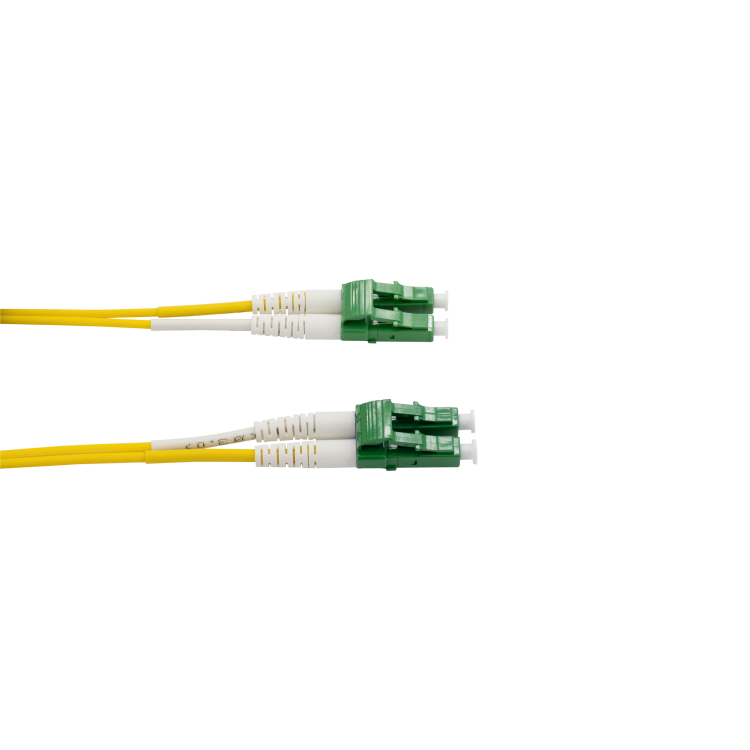 Patchcord CobiCabling LC/APC-LC/APC jednomodowy OS2 duplex LSOH 2m