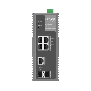 Przełącznik IES206GPP  Industrial Easy Managed Omada, 6 portów gigabitowych, w tym 3 portPoE+ i