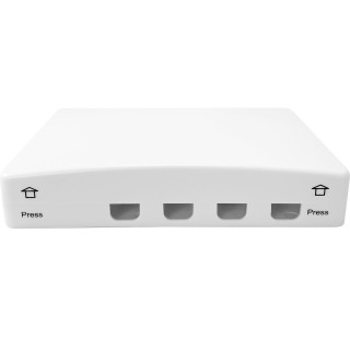 Puszka abonencka FTTH 4C bez adapterów (4xSC sx) 149x109x33mm