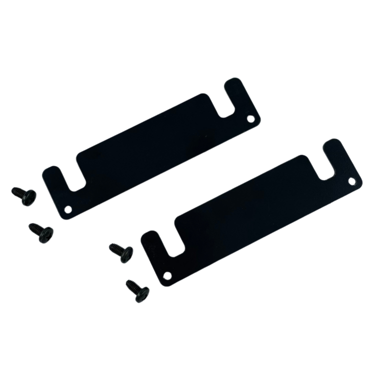 Zestaw łączników do szaf stojących CobiCabling, 2 szt., czarny RAL 9004