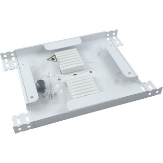 Kaseta światłowodowa CobiCabling dla 24 włókien, biała