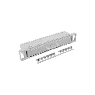 LSA łączówka rozłączna 2/10 - bez kodu barwnego, 1…0, na gniezdnik