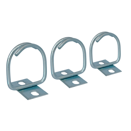 Boczny wieszak kabla 44x44mm - kpl. 5 szt. + elementy mocujące