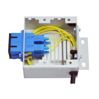 Przełącznica, DIN mini 2 porty SC duplex  (montaż szyna TH-DIN lub naścienny - zaznaczyć przy zamówieniu)