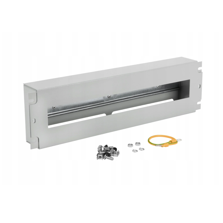 Panel dystrybucji napięć 3U 19" z jedną listwą DIN Panel dystrybucji napięć 3U 19" z jedną listwą DIN