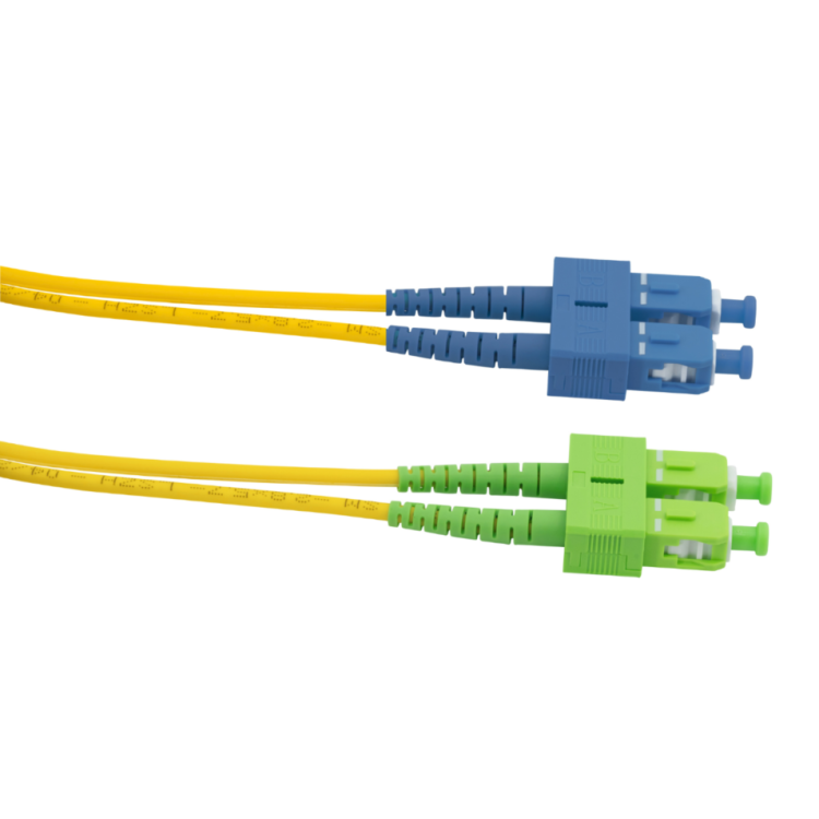 Patchcord CobiCabling SC/UPC-SC/APC jednomodowy OS2 duplex LSOH 1m