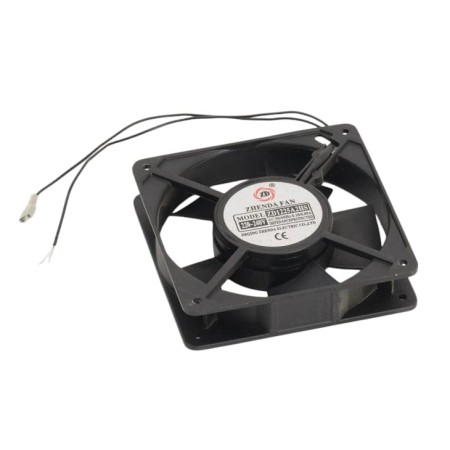 Pojedynczy wentylator do szafek wiszących , czarny RAL9005