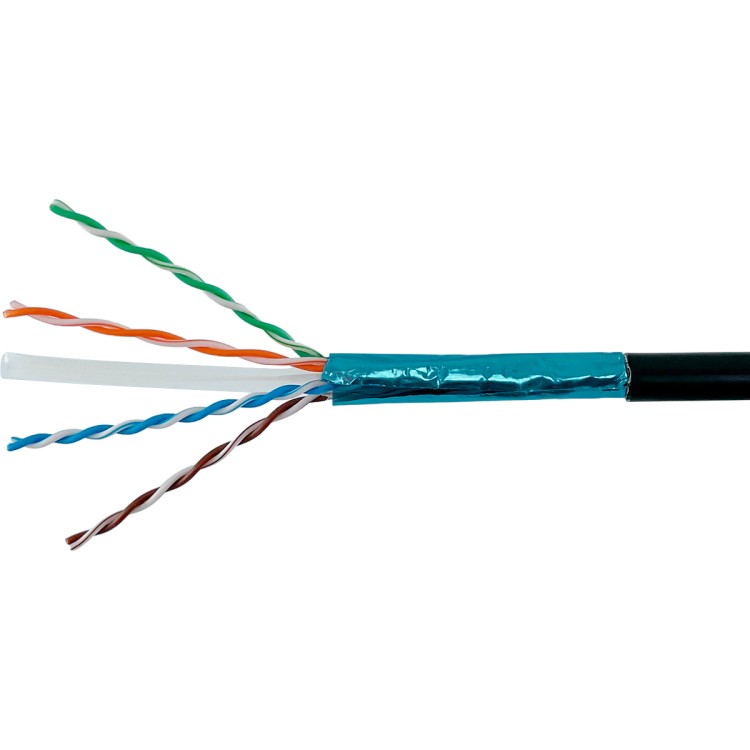Kabel CobiCabling kat. 6 F/UTP PE 450MHz zewnętrzny suchy Fca 500m