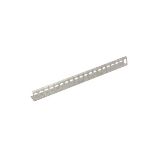 Adapter konfigurowalny na szynę DIN do 20 modułów keystone (20xRJ45) bez mocowania