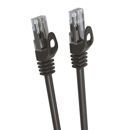 Patchcord CobiCabling RJ45-RJ45 kat. 5e U/UTP PVC 2m czarny
