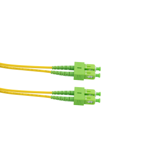 Patchcord CobiCabling SC/APC-SC/APC jednomodowy OS2 duplex LSOH 1m