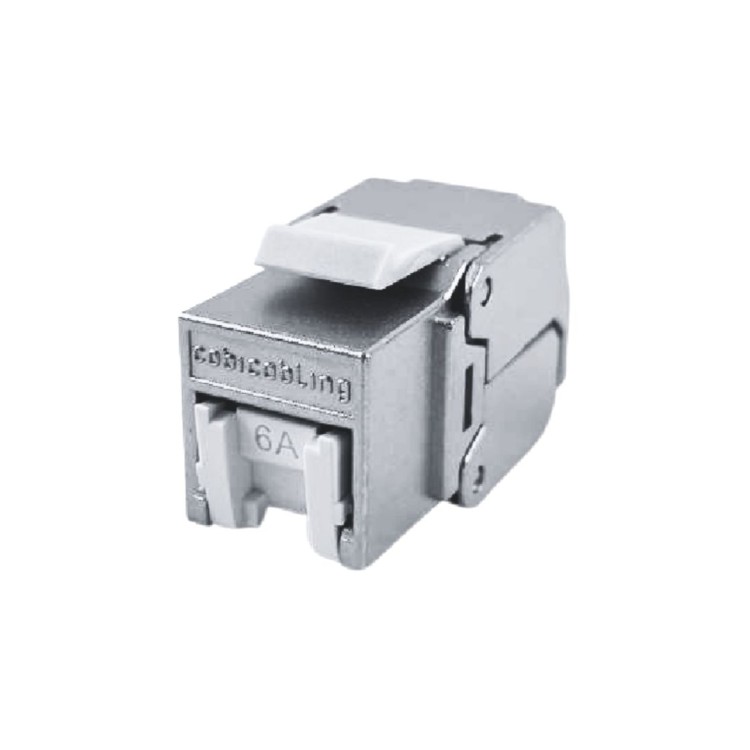 Moduł CobiCabling kat. 6A STP RJ45 keystone beznarzędziowy Moduł CobiCabling kat. 6A STP RJ45 keystone beznarzędziowy
