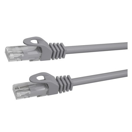 Patchcord CobiCabling RJ45-RJ45 kat. 5e U/UTP PVC 0,25m szary
