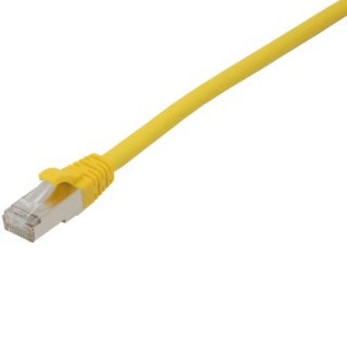 Patchcord CobiCabling RJ45-RJ45 kat. 5e U/UTP PVC 0,25m żółty