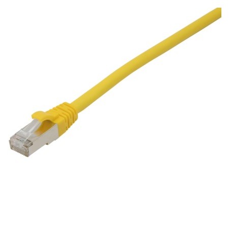 Patchcord CobiCabling RJ45-RJ45 kat. 5e U/UTP PVC 0,25m żółty