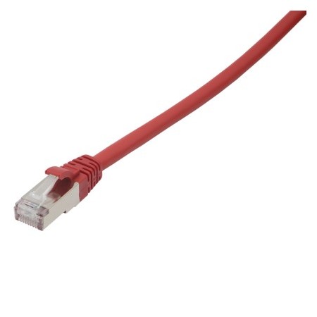 Patchcord CobiCabling RJ45-RJ45 kat. 5e U/UTP PVC 0,5m czerwony