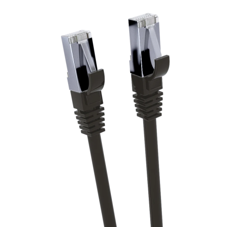 Patchcord CobiCabling RJ45-RJ45 kat. 6A S/FTP LSOH 1m czarny