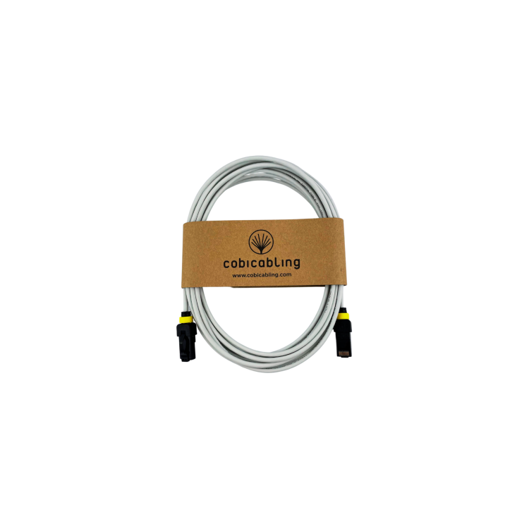 Patchcord CobiCabling Slim RJ45-RJ45 kat. 6A U/UTP LSOH 0,5m szary