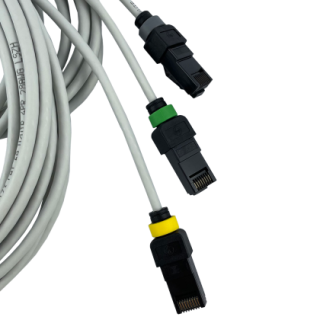 Patchcord CobiCabling Slim RJ45-RJ45 kat. 6A U/UTP LSOH 1m szary
