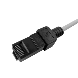 Patchcord CobiCabling Slim RJ45-RJ45 kat. 6A U/UTP LSOH 1m szary