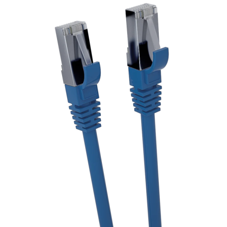 Patchcord CobiCabling RJ45-RJ45 kat. 6A S/FTP LSOH 5m niebieski
