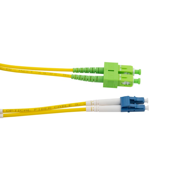 Patchcord CobiCabling SC/APC-LC/PC jednomodowy OS2 duplex LSOH 3m
