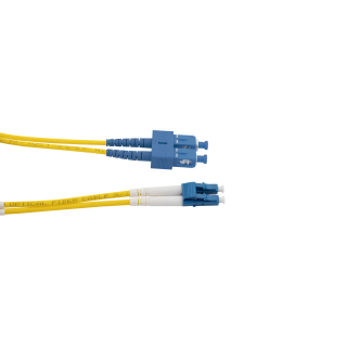 Patchcord CobiCabling SC/PC-LC/PC jednomodowy OS2 duplex LSOH 1m