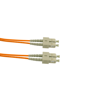 Patchcord CobiCabling SC/PC-SC/PC wielomodowy OM2 duplex LSOH 1m