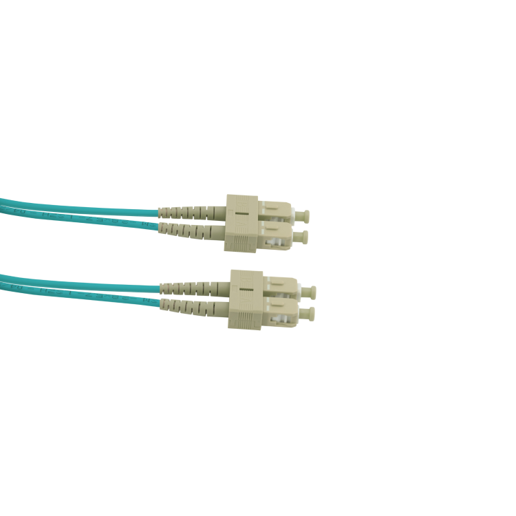 Patchcord CobiCabling SC/PC-SC/PC wielomodowy OM3 duplex LSOH 1m