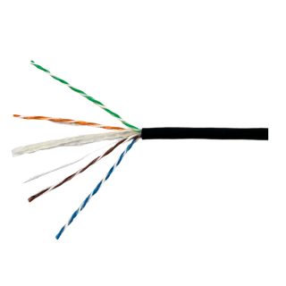 CobiCabling Kabel kat. 6 U/UTP 450MHz zew. żelowany PE Fca 305m BX
