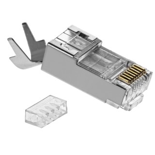 Wtyk modularny CobiCabling RJ45 kat. 6A STP na kabel typu drut