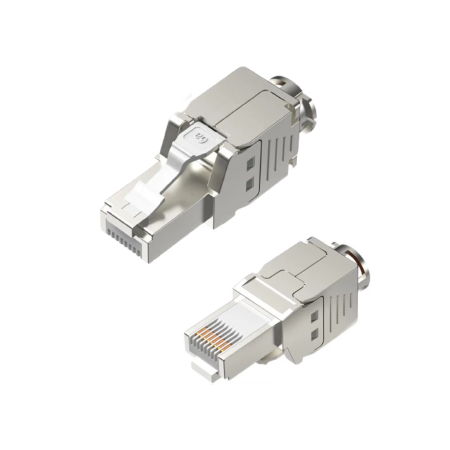 Wtyk beznarzędziowy RJ45, kat.6A, ekranowany