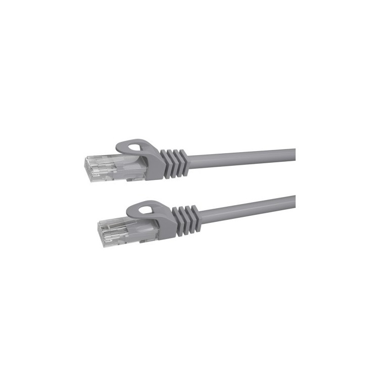 Patchcord CobiCabling RJ45-RJ45 kat. 5e U/UTP PVC 0,5m szary Patchcord CobiCabling RJ45-RJ45 kat. 5e U/UTP PVC 0,5m szary