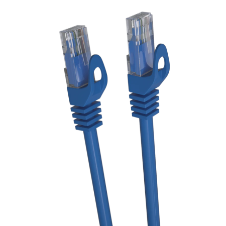 Patchcord CobiCabling RJ45-RJ45 kat. 6A U/UTP LSOH 0,5m niebieski