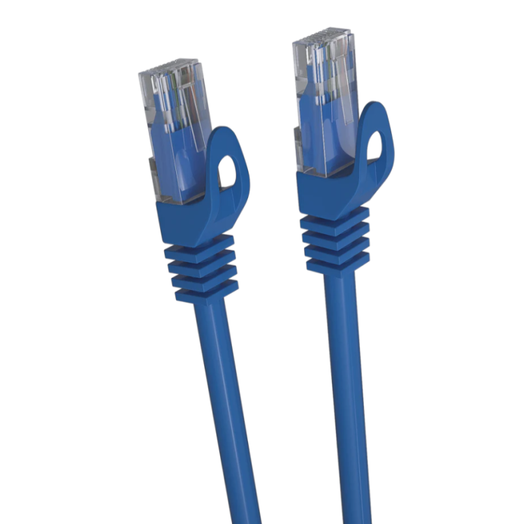 Patchcord CobiCabling RJ45-RJ45 kat. 6A U/UTP LSOH 1,5m niebieski