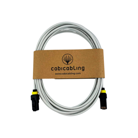 Patchcord CobiCabling Slim RJ45-RJ45 kat. 6A U/UTP LSOH 1m szary