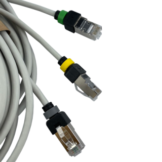 Patchcord CobiCabling Slim RJ45-RJ45 kat. 6A S/FTP LSOH 0,5m szary