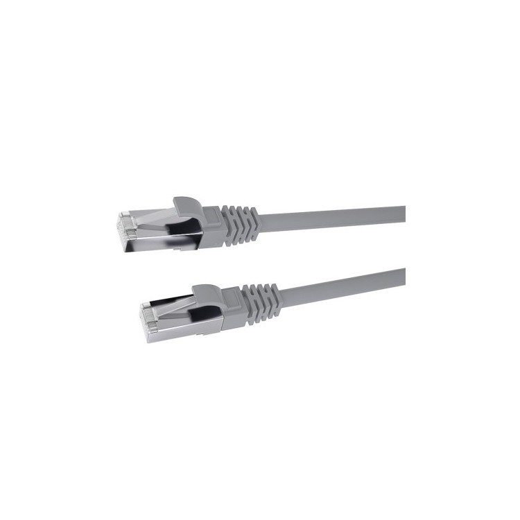 Patchcord CobiCabling RJ45-RJ45 kat. 6 F/UTP LSOH 0,25m szary