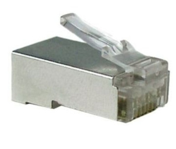 Wtyk modularny RJ45 FTP na drut